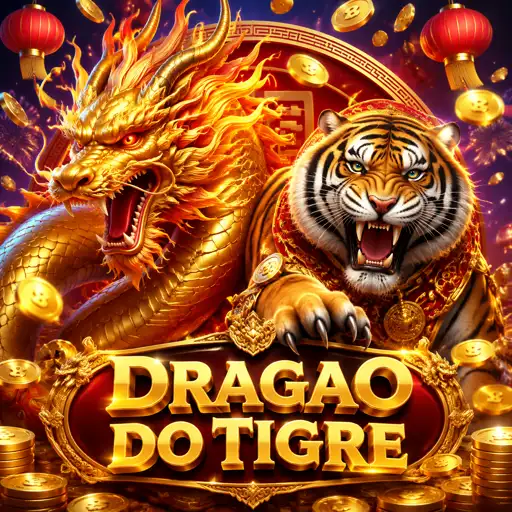 Mesa de Dragon Tiger com duas cartas viradas