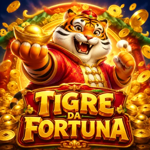 Tela do jogo Fortune Tiger com tigre dourado